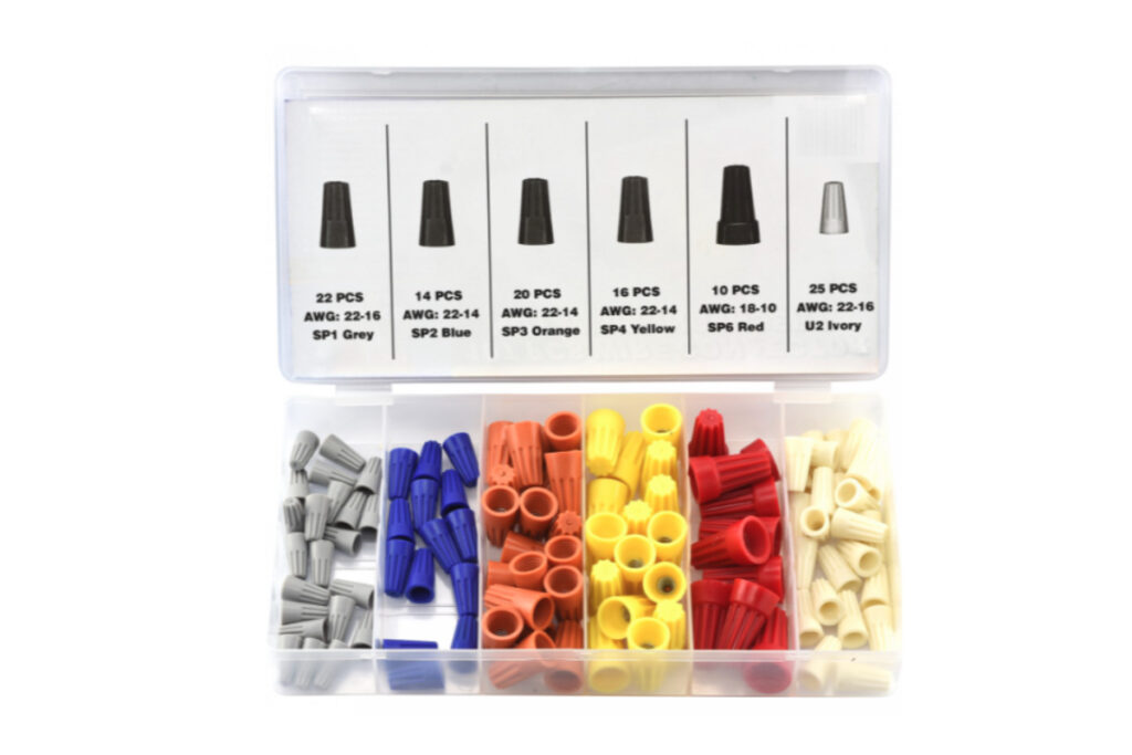 107 Pc Wire Connector Nut Assortment Kit - Shop Materials