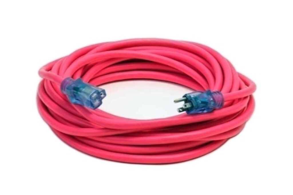 14/3 Gauge Cold Weather Pink Extension Cords