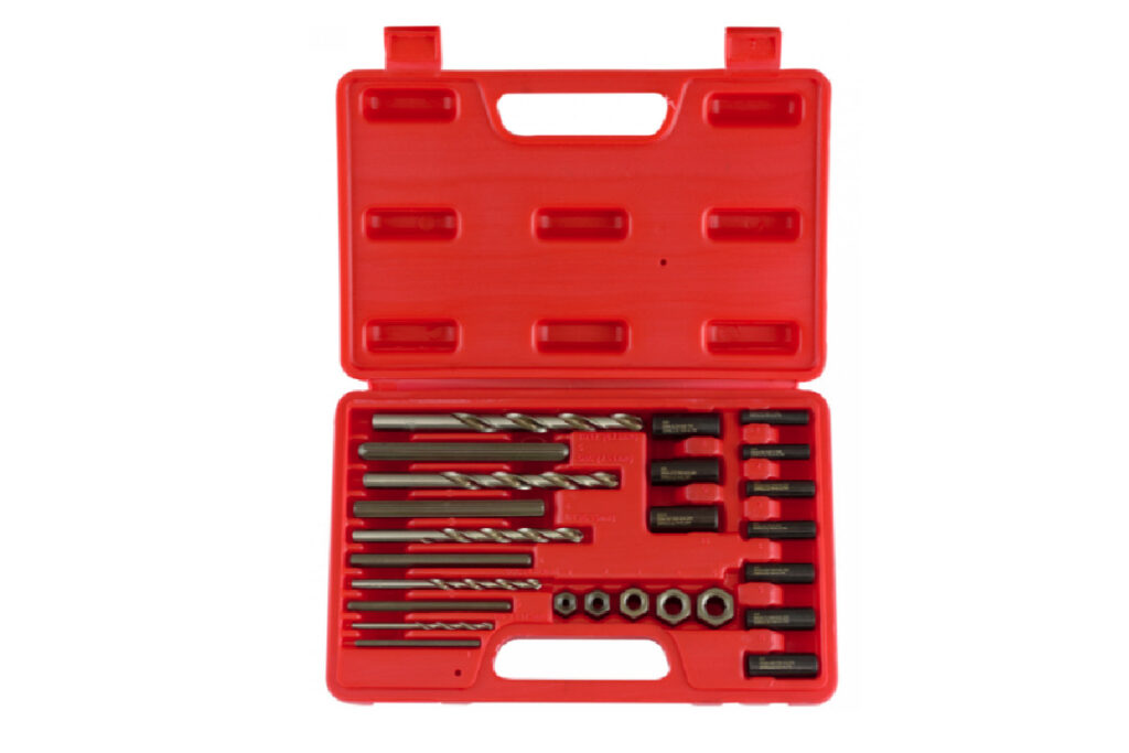 25 Pc Screw Extractor Drill & Guide Set