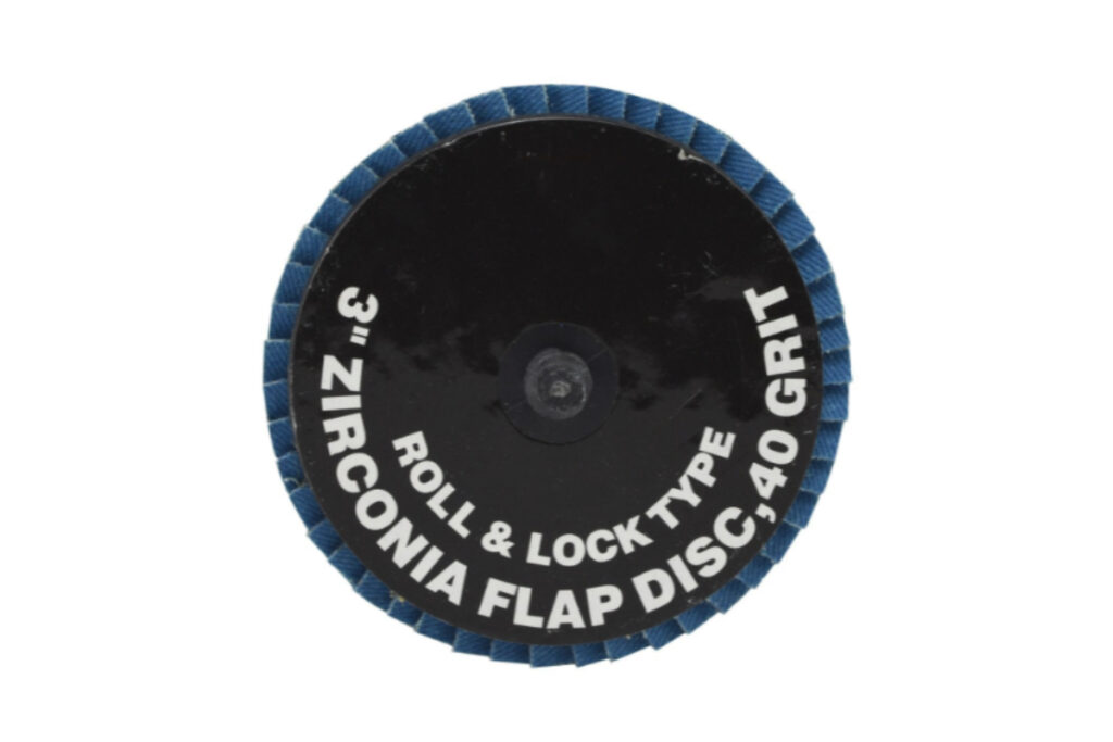 3″ Roll & Lock Zirconia Flap Disc