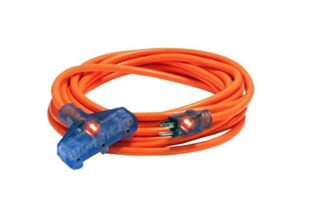 12/3 Gauge Triple Tap Orange Extension Cords